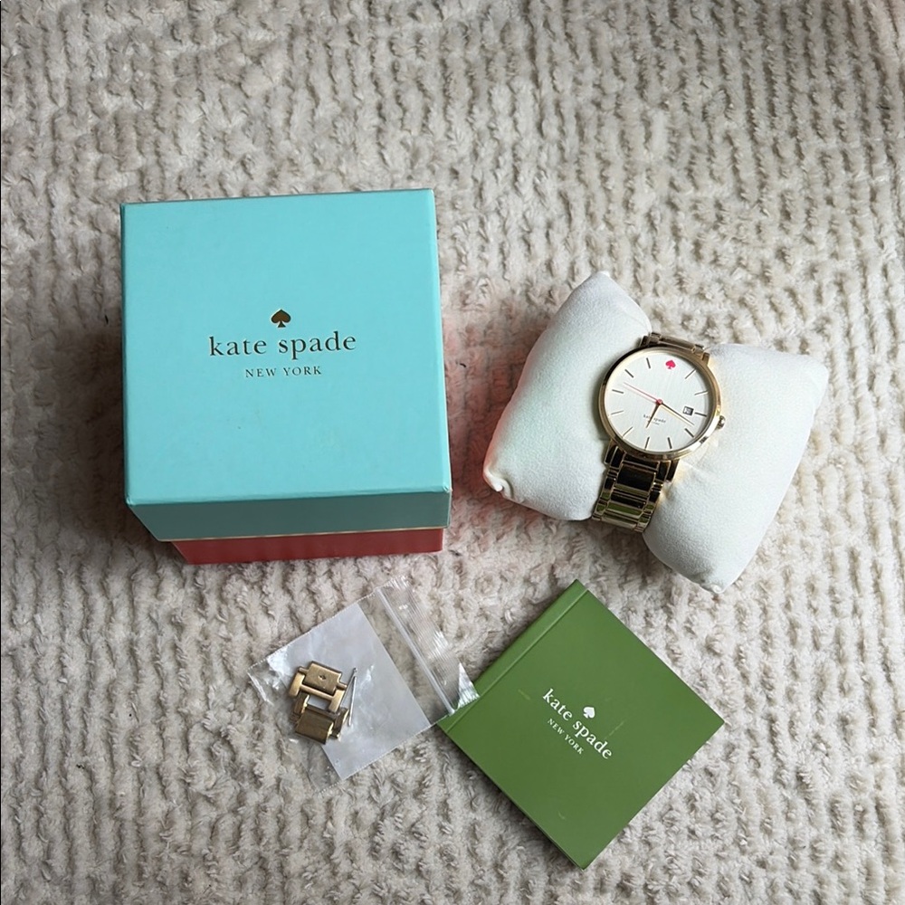 Kate Spade Gold Women's Watch with box